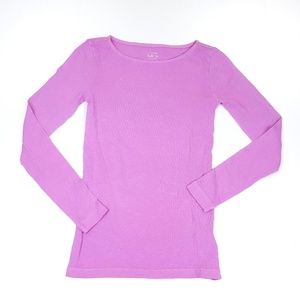 J Crew Long Sleeve Blush Pink Painter Tee Sz XS